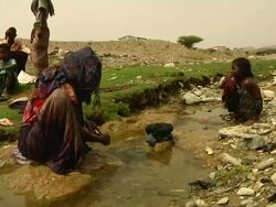 People by the river Stock Footage
