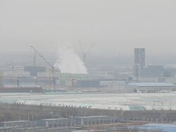 Beijing Gaoantun Garbage Burning Plant Stock Footage