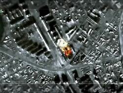 Aerial Bombardment Wartime Bomb Drop Stock Footage