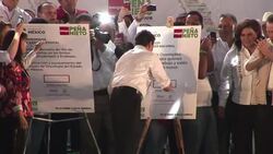 VOICED: Mexico's PeNa Nieto: a confident and controversial front-runner News Clip