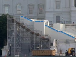 Scaffolding at Capitol Hill News Clip