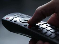 TV remote controller Stock Footage