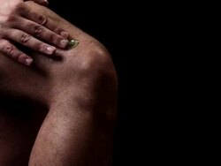 Knee pain Stock Footage