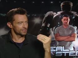 INTERVIEW Hugh Jackman on improvisation on set and on Shawn Levy making a different genre movie at the Real Steel Interviews at London England. (Footage by WireImage Video/Getty Images Entertainment Video) Stock Footage
