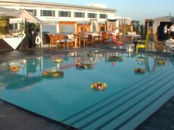 ATMOSPHERE: Party at the Mercedes-Benz Exclusive Preview Of The 2011 SLS AMG In Grand Turismo 5 at Los Angeles CA. (Footage by WireImage Video/GettyImages) Stock Footage