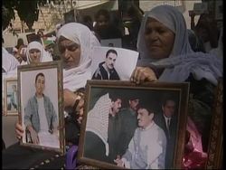 Militants fire in the air at protest outside Red Cross offices News Clip
