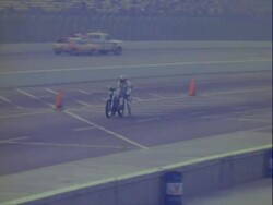 NHRA Supernationals Motorcycle Drag Race Stock Footage
