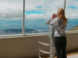 View above Quito Stock Footage