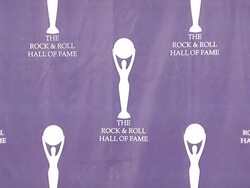 23rd Annual Rock and Roll Hall of Fame Induction Ceremony press room Stock Footage