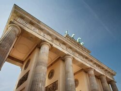 TIME LAPSE: Brandenburger Tor Berlin Stock Footage