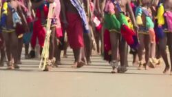 VOICED : Swazi virgins dance topless to counter AIDS News Clip