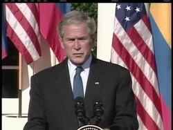 President George W. Bush and Colombian President Alvaro Uribe are renewing their push for Congress to approve a free-trade deal before lawmakers leave town to campaign for re-election. News Clip