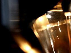 Filtered Water from Refrigerator Stock Footage