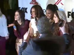Ally Brooke, Camila Cabello, Normani Hamilton, Dinah-Jane Hansen, Lauren Jauregui at The X Factor Viewing Party Sponsored By Sony X Headphones on 12/06/2012 in Los Angeles, CA.(Footage by WireImage Video/Getty Images Entertainment Video) Stock Footage
