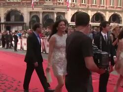 BROLL - Michael Douglas & Catherine Zeta-Jones at Ant Man European Premiere on 8th July 2015 in London, England. Stock Footage