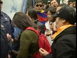 Protest outside China's embassy in Rome News Clip