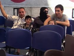 Syrian refugee family displaced by Civil War News Clip