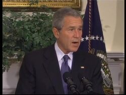 Bush comments on how US is helping quake victims of Southeast Asia News Clip