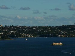 14 Million People Carried Annually By Sydney Ferries Stock Footage