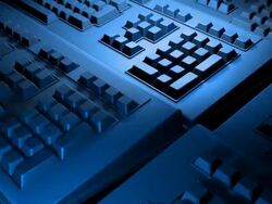 (Loop) Keyboards, Communication Concept Stock Footage