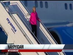 Secretary of State Hillary Rodham Clinton has arrived in Myanmar on a historic visit to the long-isolated Southeast Asian nation to test the new government's commitment to reform, including severing military and nuclear ties with North Korea. Instructional Video