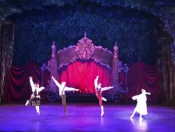 English National Ballet Dress Rehearsal of The Nutcracker Stock Footage