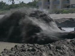 Florida Repairs Dunes, Prepares Coastline For 2013 Hurricane Season Stock Footage