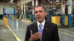President says bin Laden not a distraction from US economy News Clip