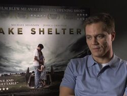 INTERVIEW Michael Shannon on the script, reading i Stock Footage
