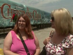 'Disney's A Christmas Carol' Train Tour Stock Footage