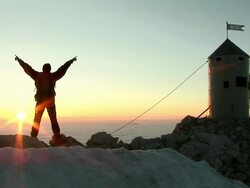 HD: Mountain Hiking Stock Footage
