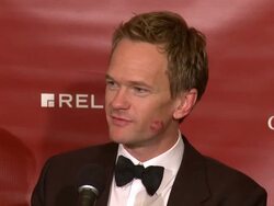INTERVIEW - Neil Patrick Harris  - Neil Patrick Harris named Harvard Universitys Hasty Pudding Theatricals Man of the Year Stock Footage