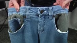 Smart jeans guide wearer to their destination Instructional Video