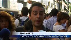 More protests as Spanish mortgage defaults grow News Clip