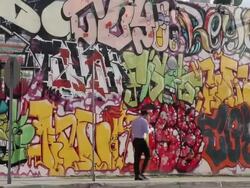Wynwood Section Of Miami Attracts Area Graffiti Artists Stock Footage