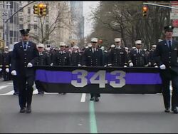 St. Patrick's Day Parade, Saturday, March 16, 2002 Stock Footage
