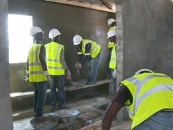 Ebola treatment centre under construction News Clip