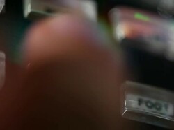 Output Button Stock Footage