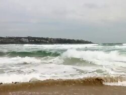 Rough stormy sea Stock Footage