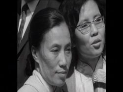 SYND 12-6-69 AMERICANS SHRUG OFF VIET CONG "PROVISIONAL GOVERNMENT" AS PUBLICITY STUNT News Clip