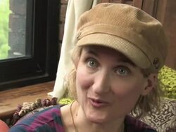 Jill Sobule Interview (clip 7) Stock Footage