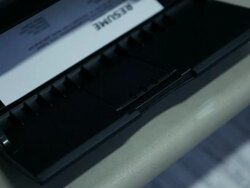 printing resume Stock Footage