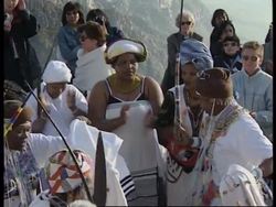 SOUTH AFRICA: SPIRITUAL COMMUNITIES  PREPARE FOR MILLENNIUM News Clip