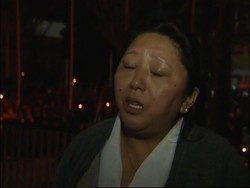 Anti-Tibet demonstrators call off march News Clip