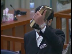 Saddam Hussein found guilty and sentenced to death by hanging News Clip