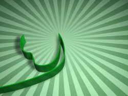 St. Patrick's Day Ribbon Clover Stock Footage