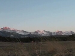 Rocky Mountain National Park Sunrise Stock Footage