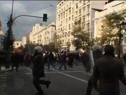 Violence erupts on anniversary of police shooting that sparked riots News Clip