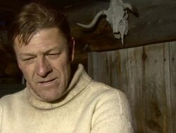 EVENT CAPSULE REPORTER/CHYRON: Age of Heroes Set Visit, Norway, 04/30/2010 Stock Footage