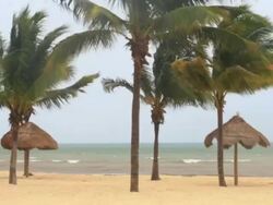 Tropical Storm approaching Stock Footage